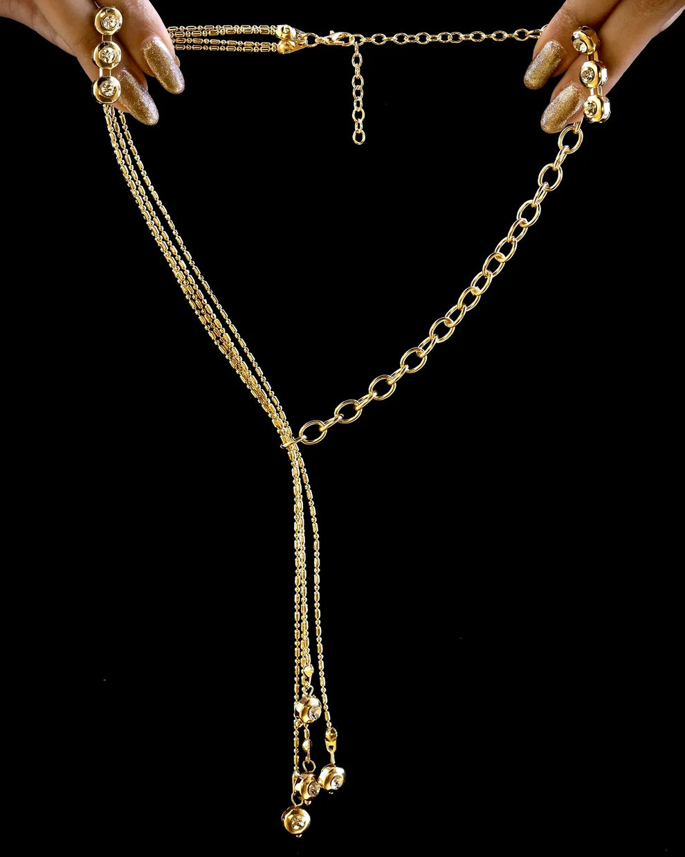 Celeste Anti-Tarnish High Fashion Crystal Necklace Set With Earrings
