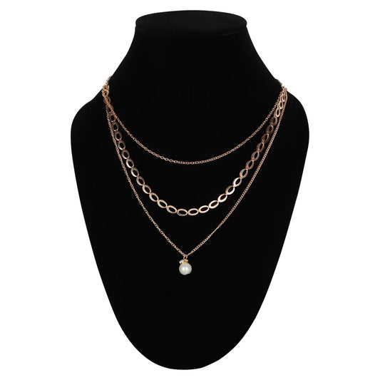 Aurora Layered Pearl Necklace – Celeste Jewells Signature